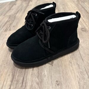 UGG Classic Black Ankle Boots